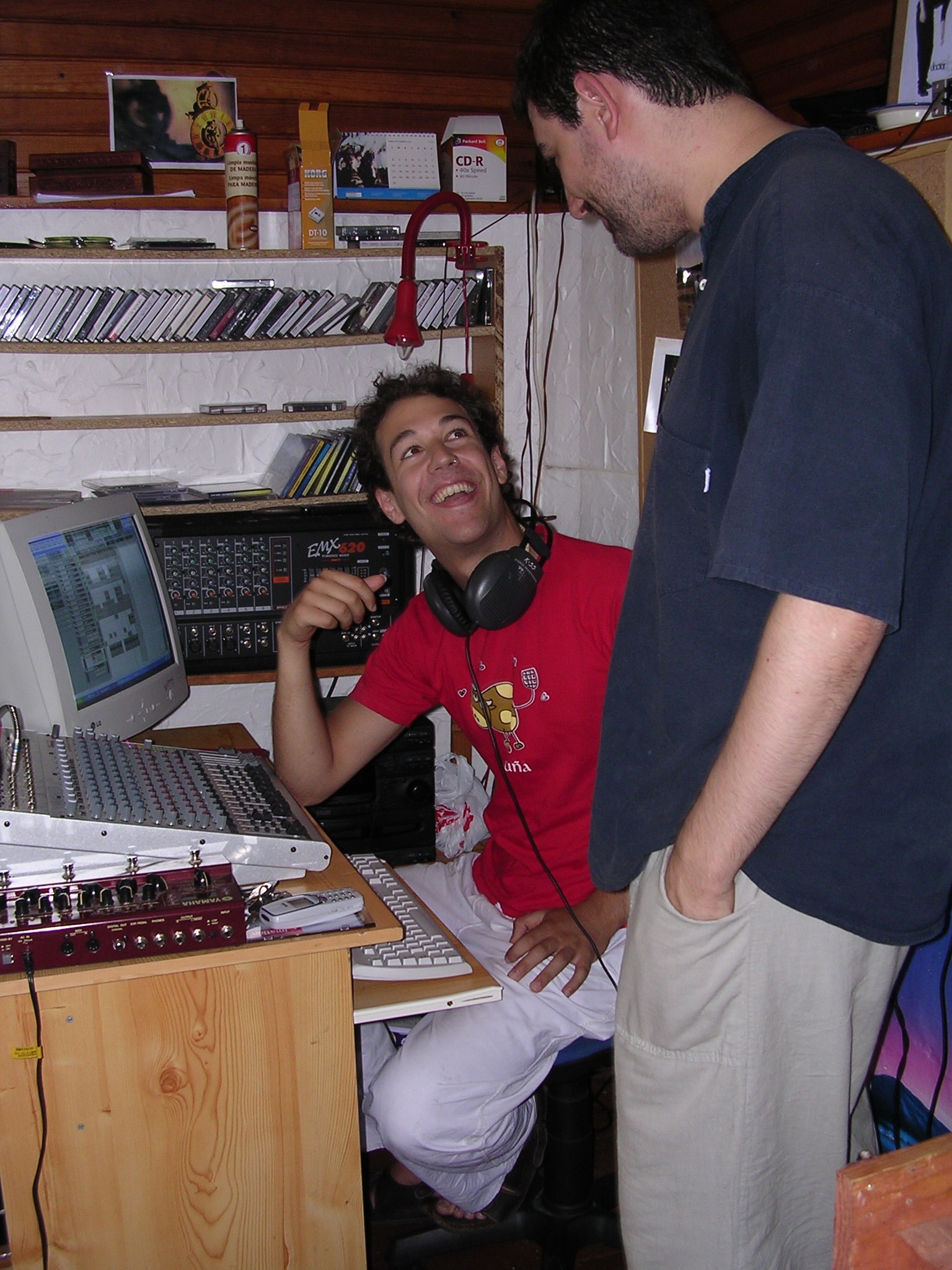 Con el productor y arreglista Raúl Grillo