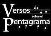 Logotipo Versos sobre el Pentagrama